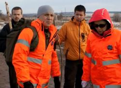 На поисках пропавшего Роберта Ванинова в Вытегре